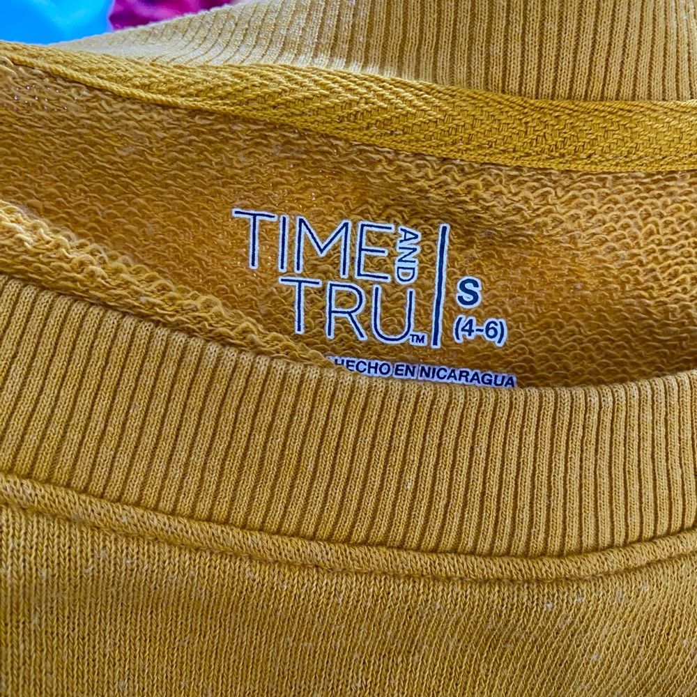 Time and Tru Tunic Sweatshirt, size 4-6
